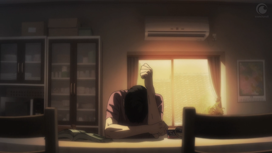 Ennoshita misses volleyball practice after his days of lazing around.